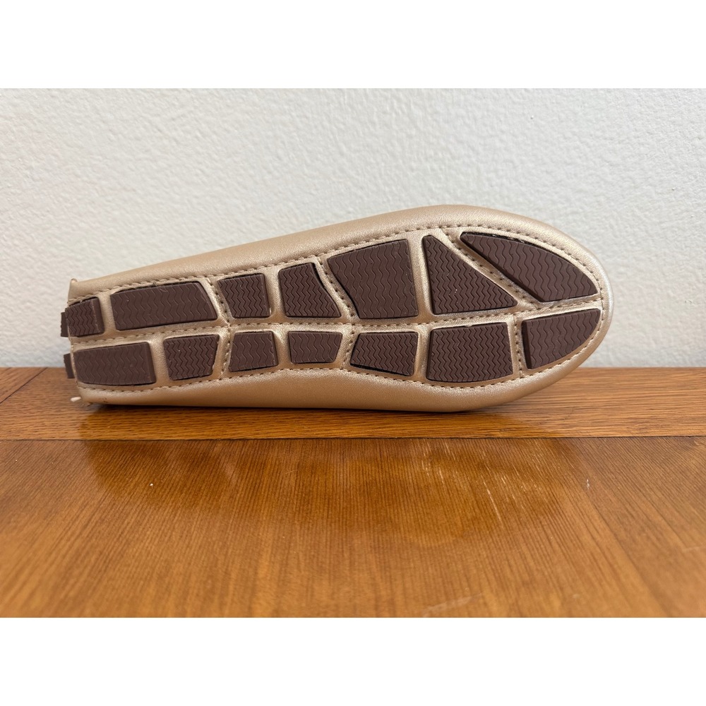 Anne Klein iFlex Womens Metallic Gold Champagne Driving Loafers Flats Shoes 8M - Picture 7 of 8